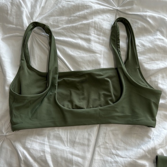 Aerie Scoop Green Bikini Top Large *Bottoms Not Included - Picture 3 of 6
